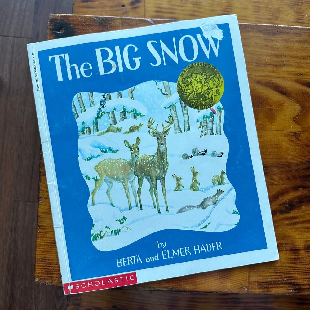 Vintage 1990 The Big Snow Paperback Book